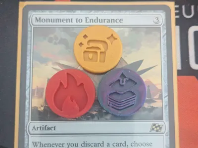 Monument to Endurance Reminder Tokens for MTG
