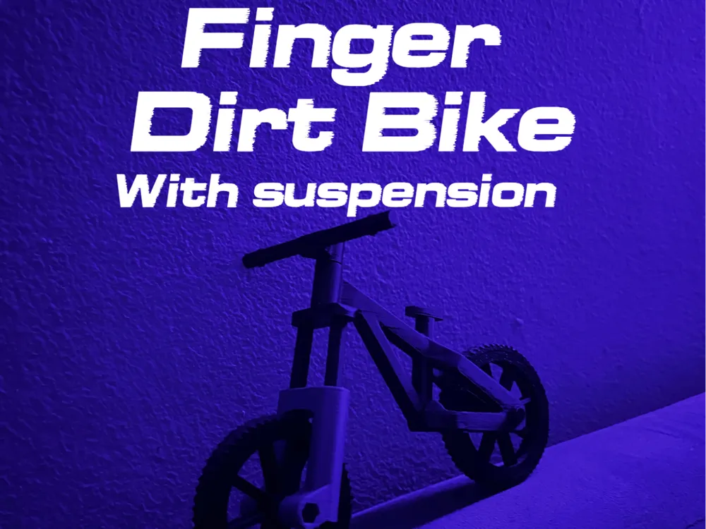 Modelo para impresión 3D: Finger Dirt Jumper Bike. Referencia del modelo original.