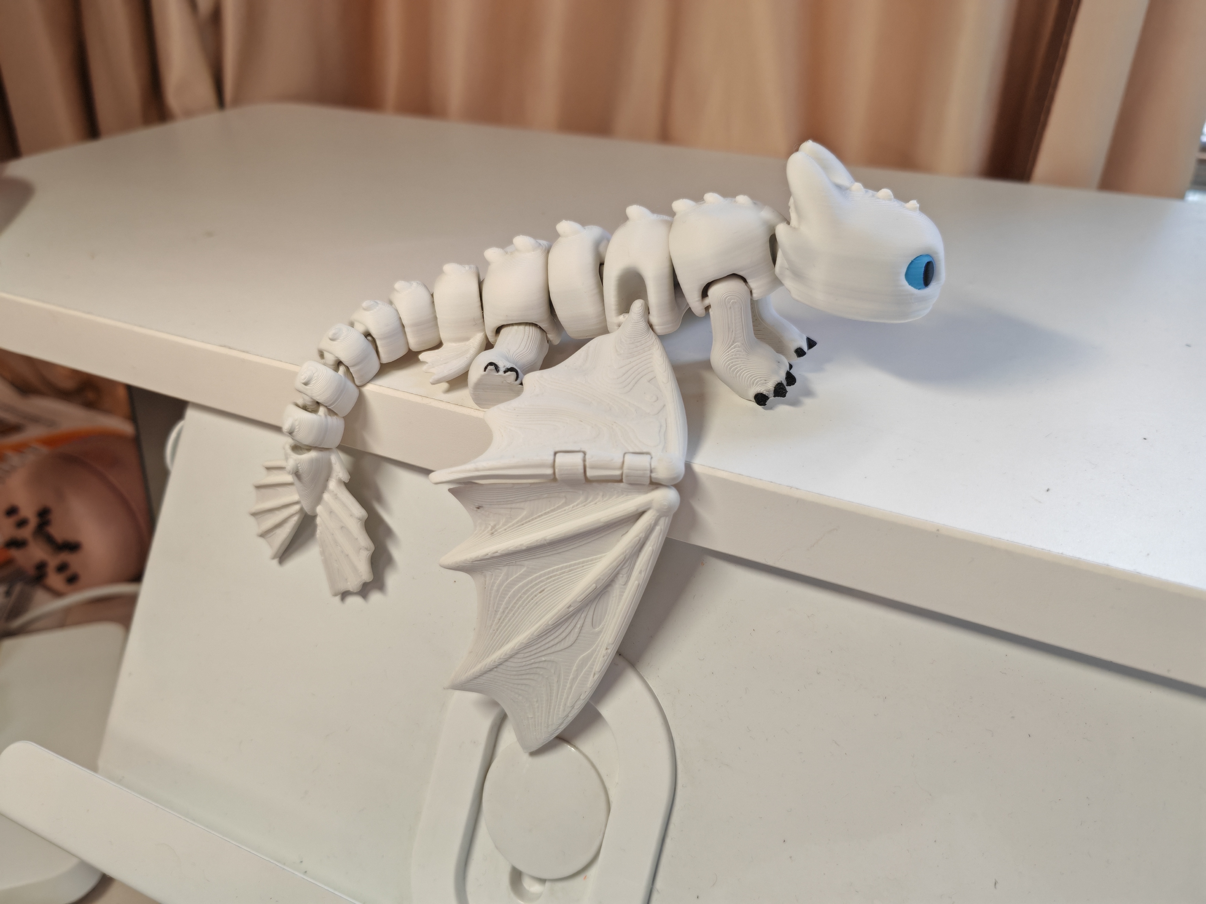 Miniatura 2 do modelo 3D 驯龙高手，无牙仔光煞铰链可动龙