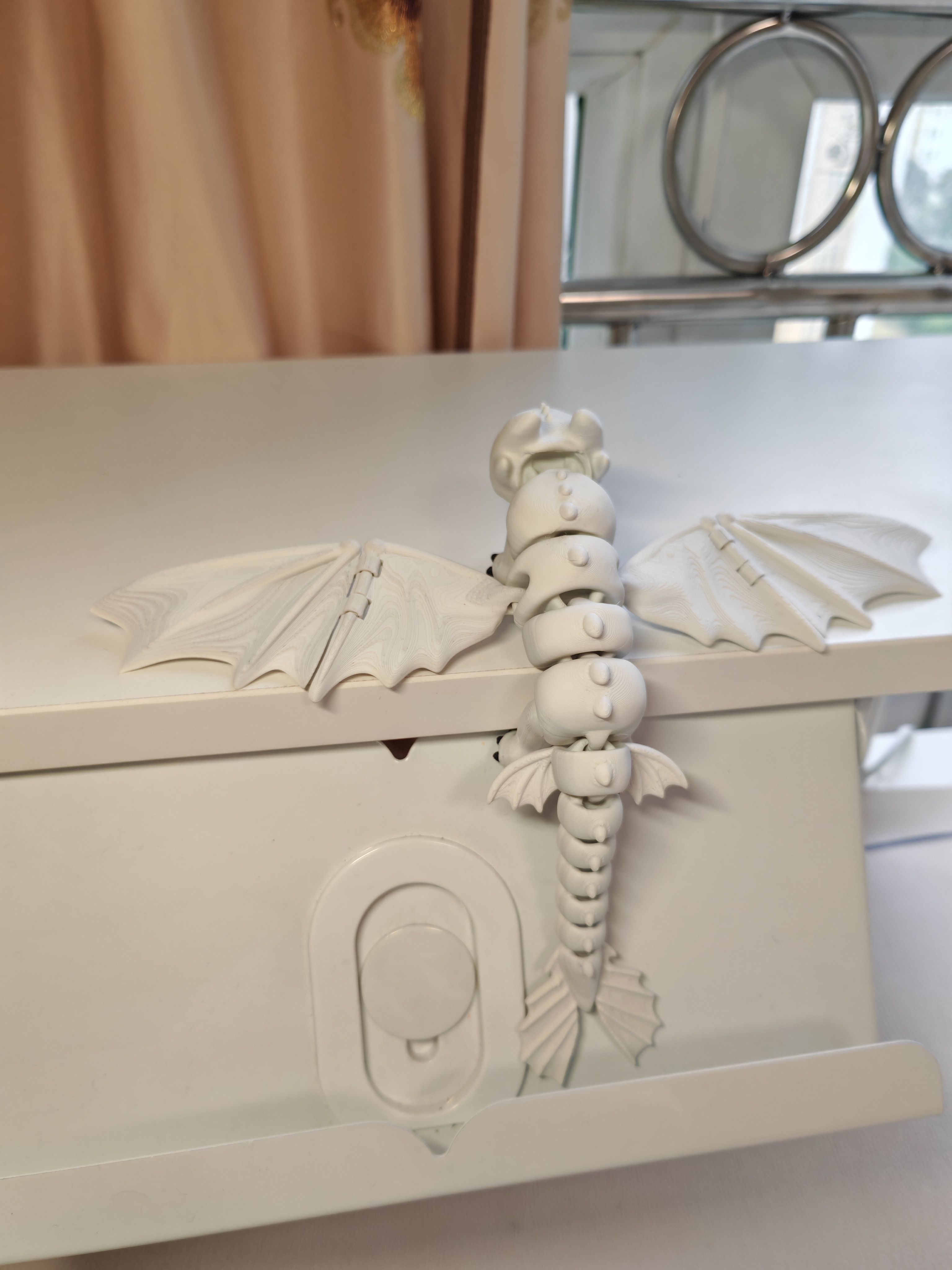 Miniatura 3 do modelo 3D 驯龙高手，无牙仔光煞铰链可动龙