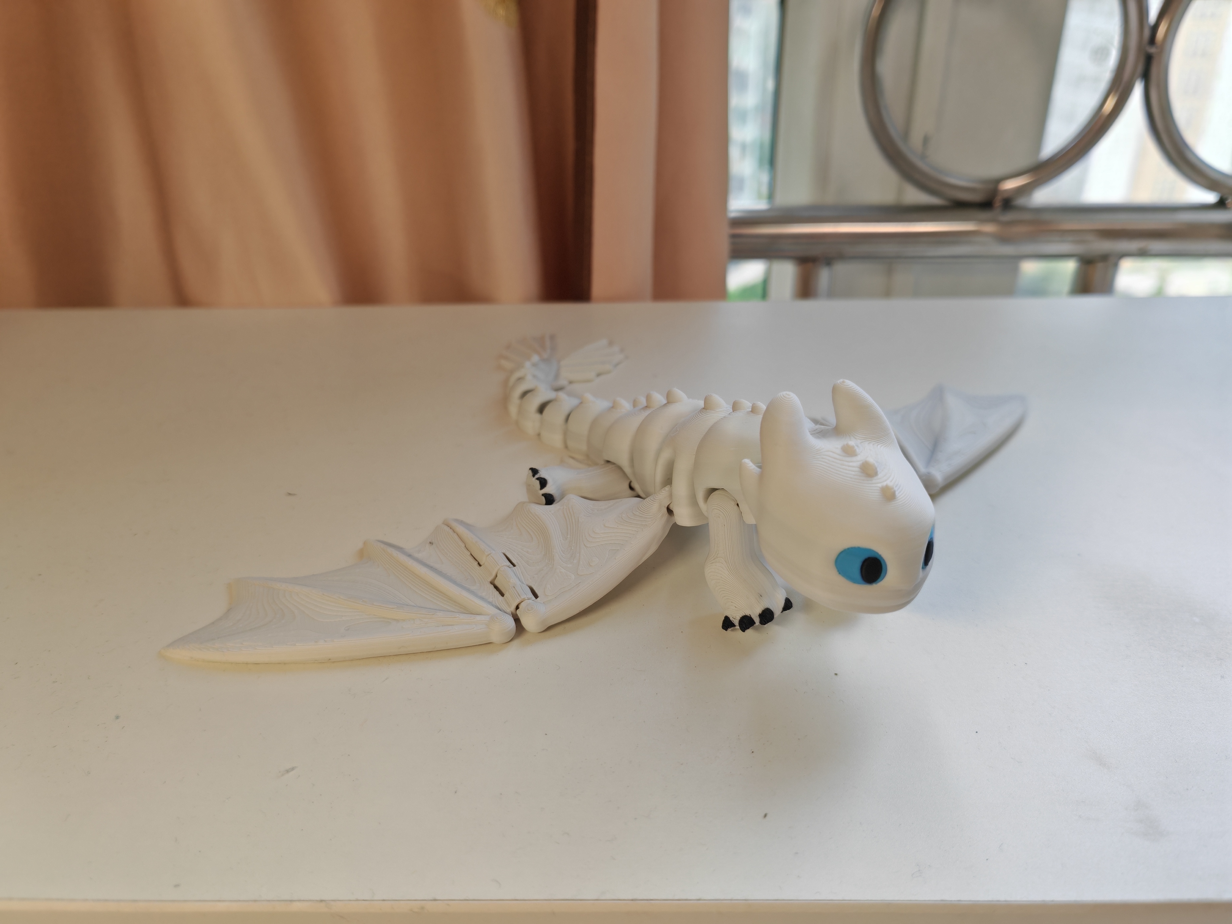 3Dプリント ヒックとドラゴン、トゥースレス ライトフューリー ヒンジ