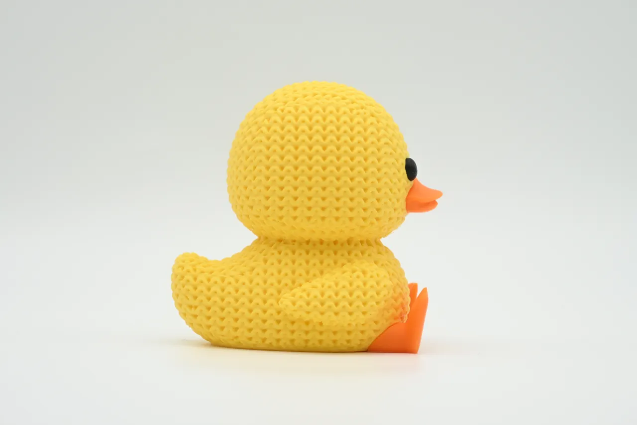 Knitted Duck view 2