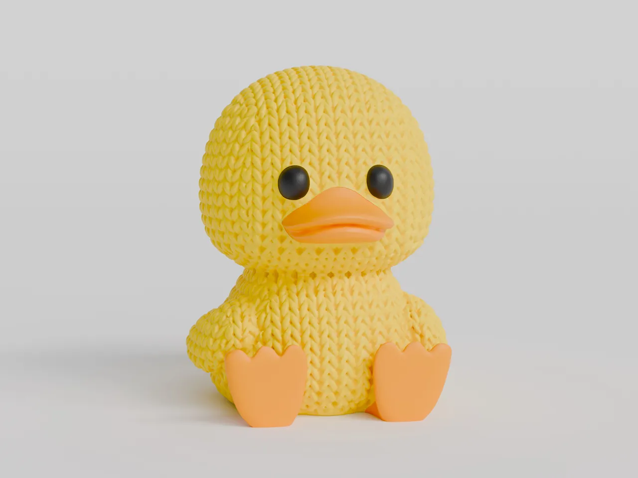 Knitted Duck view 4
