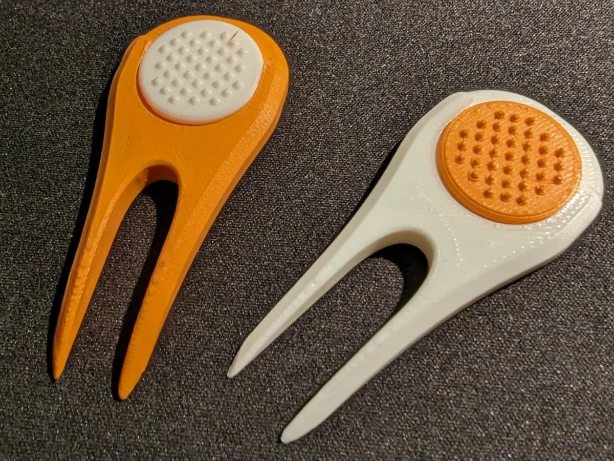 Fourchette de golf avec marqueur