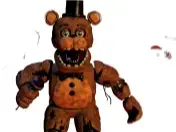 withered freddy statue 