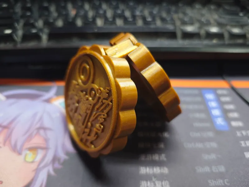铰链结构月饼盒
