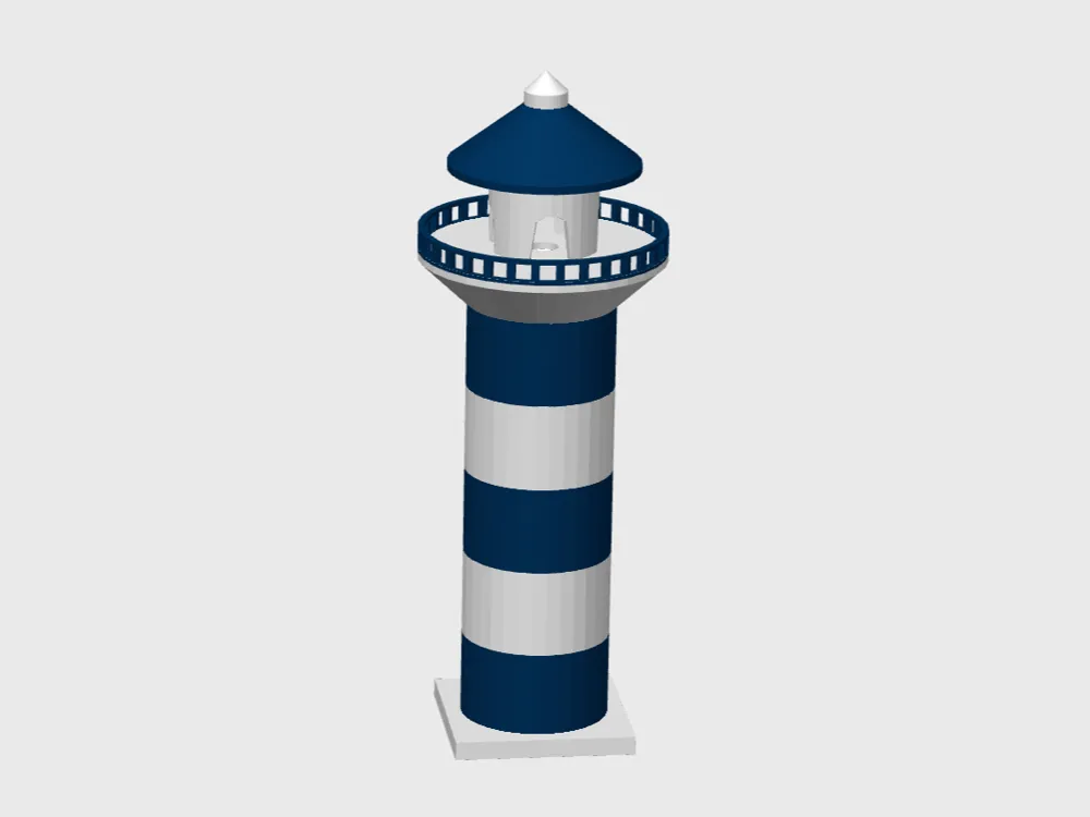 Led Lighthouse Model Lighthouse with LED - Free 3D Print Model - MakerWorld