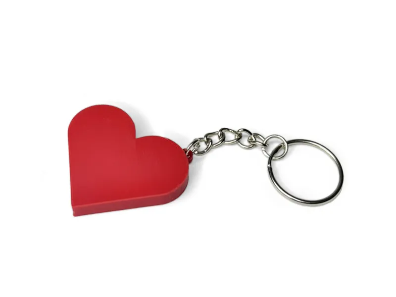 Heart Keychain - Valentine Gift / Love Keyring