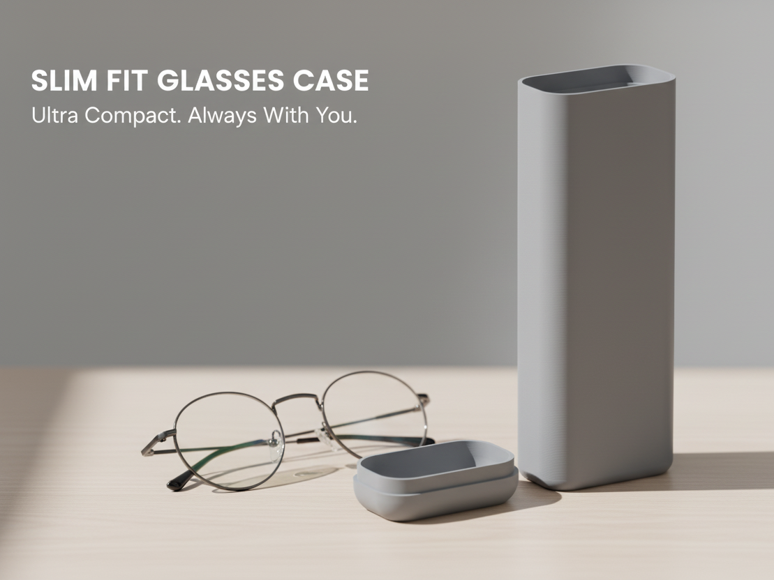 Ultra Slim Glasses Case – Pocket Size Hard Shell