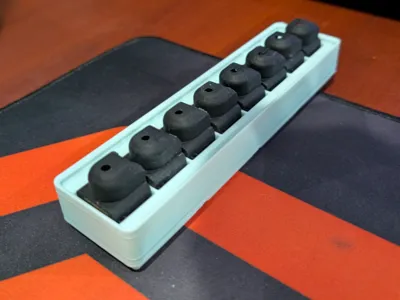 A1/A1 Mini Gridfinity Sock Holder (1x4x3 0 magnet)