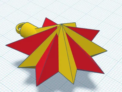 chrismas star ornament 