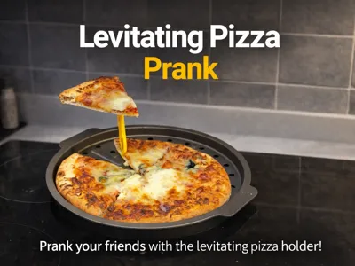 Levitating Pizza Prank