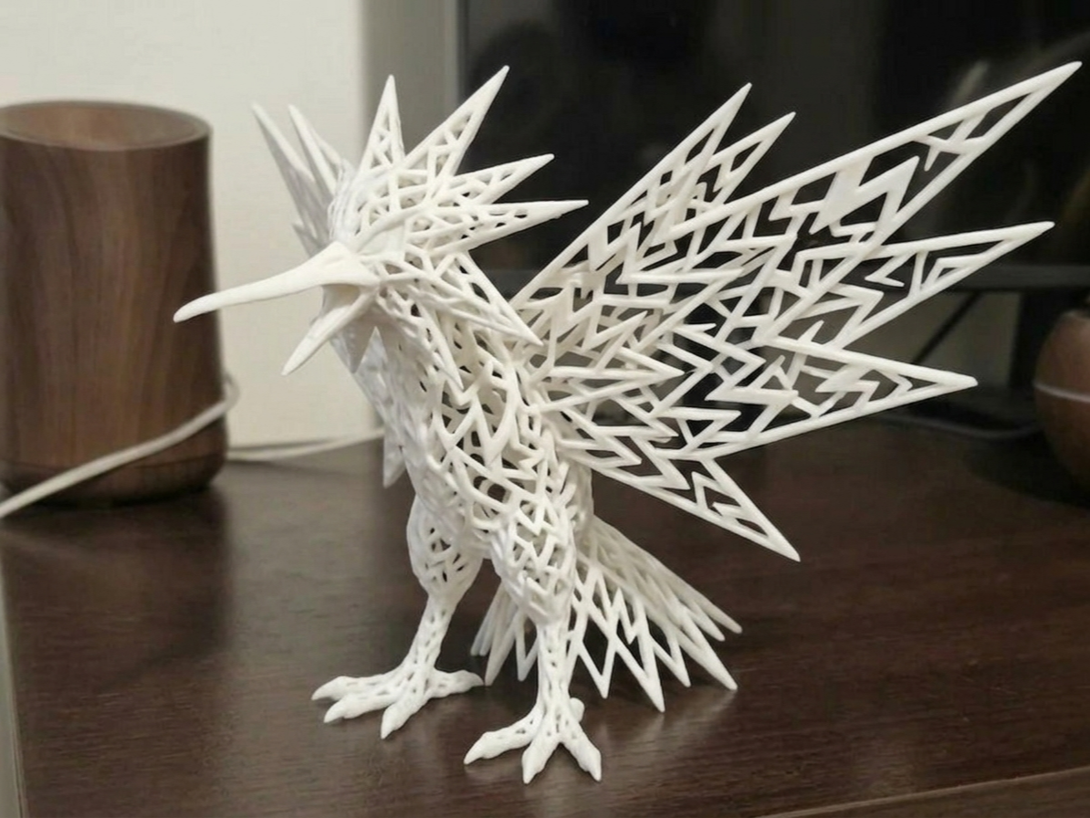 Zapdos Elemental: Voronoi Art Edition