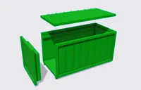 Boîte de rangement forme conteneur — photo 2