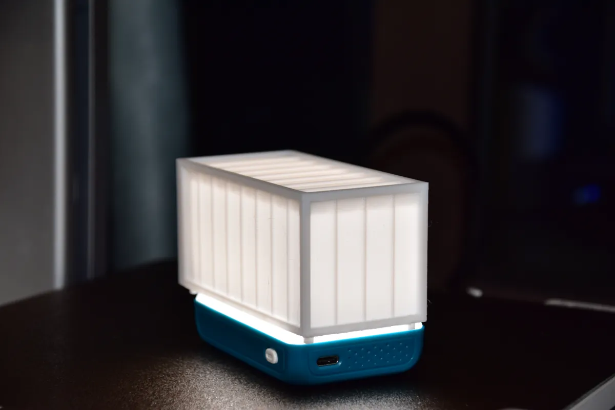 Boîte de rangement forme conteneur
