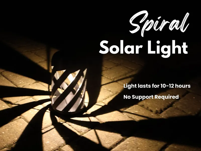 Spiral Solar Lantern