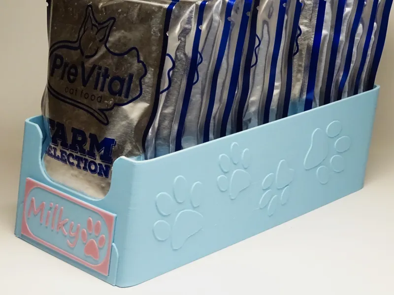 customizable cat food storage