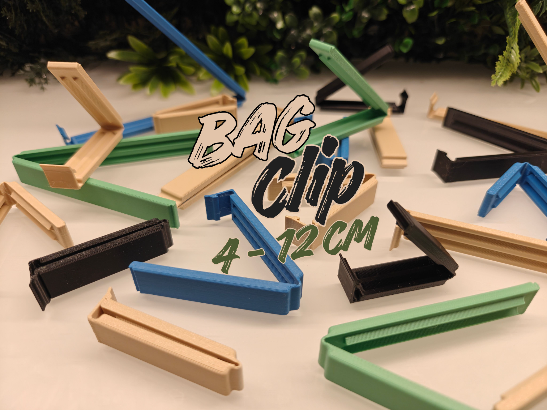 Bag clips 4-12cm