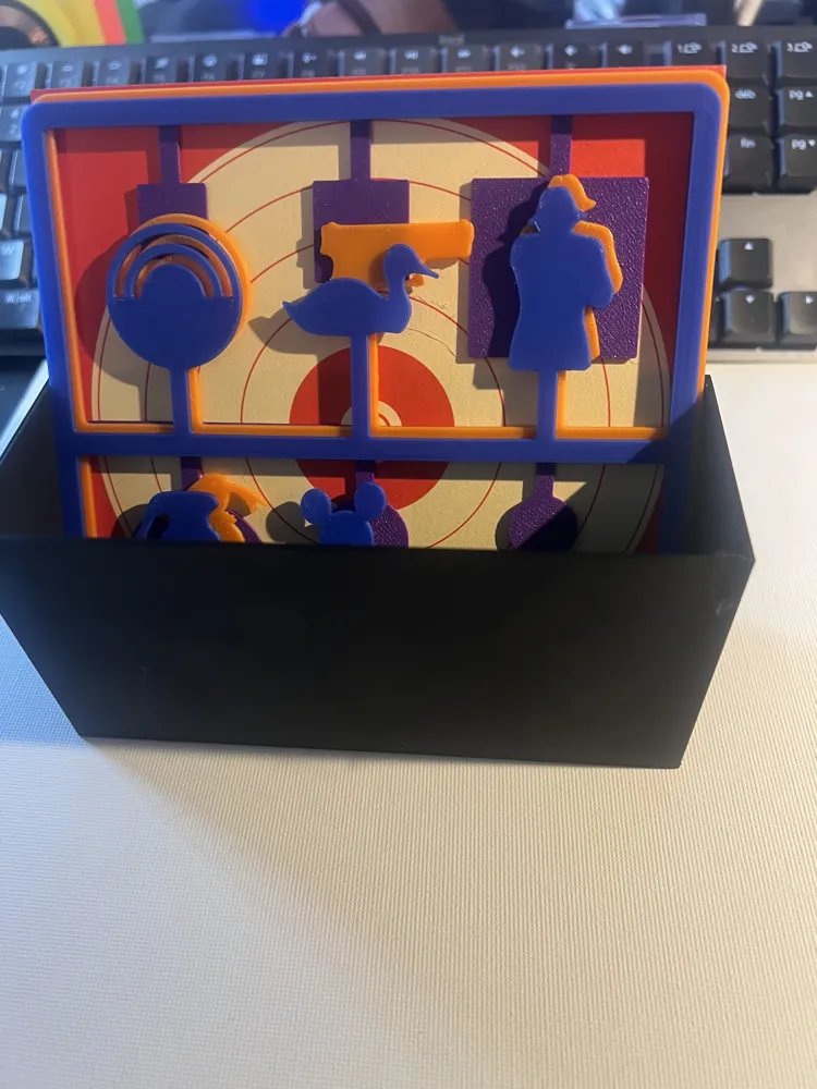 Targeted Box Breakable targets with target boxes (140 x 140). - Free 3D Print Model ...