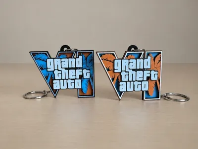 GTA 6 (VI) Keychain