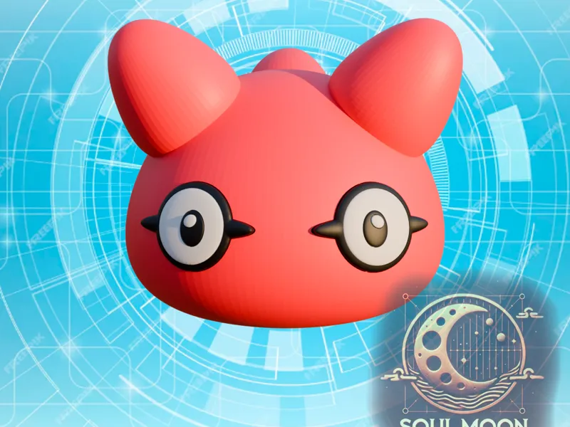 Modelo 3D: Punimon - Digimon Bebé I