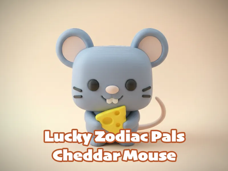 Lucky Zodiac Pals – Cheddar Mouse
