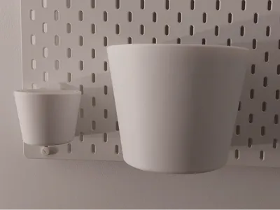 Skadis multi-size flower pot