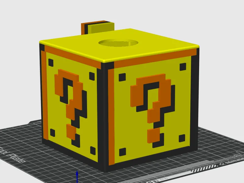 Mario Lamp Shadowed (8Bit Version)