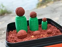 0.2mm layer, 2 walls, 15% infill 25mm/40mm/50mm ball maker