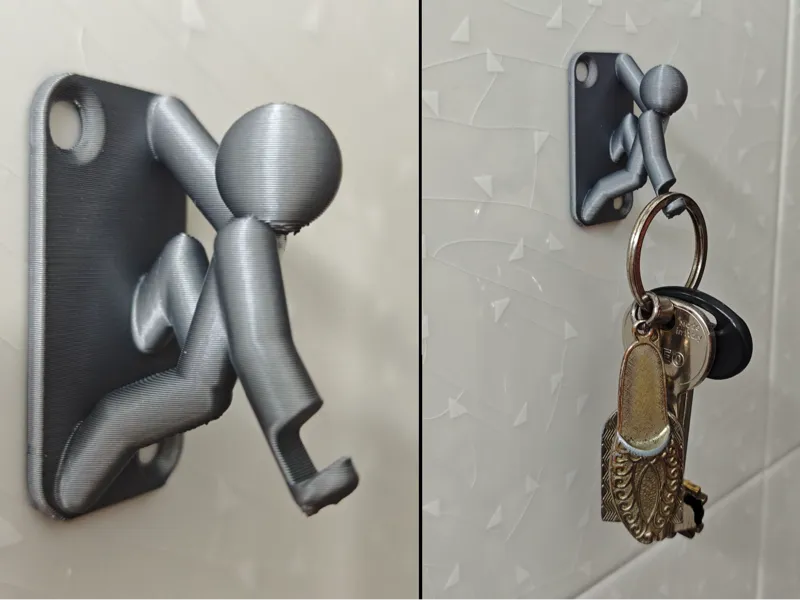 Stickman keys wall hook
