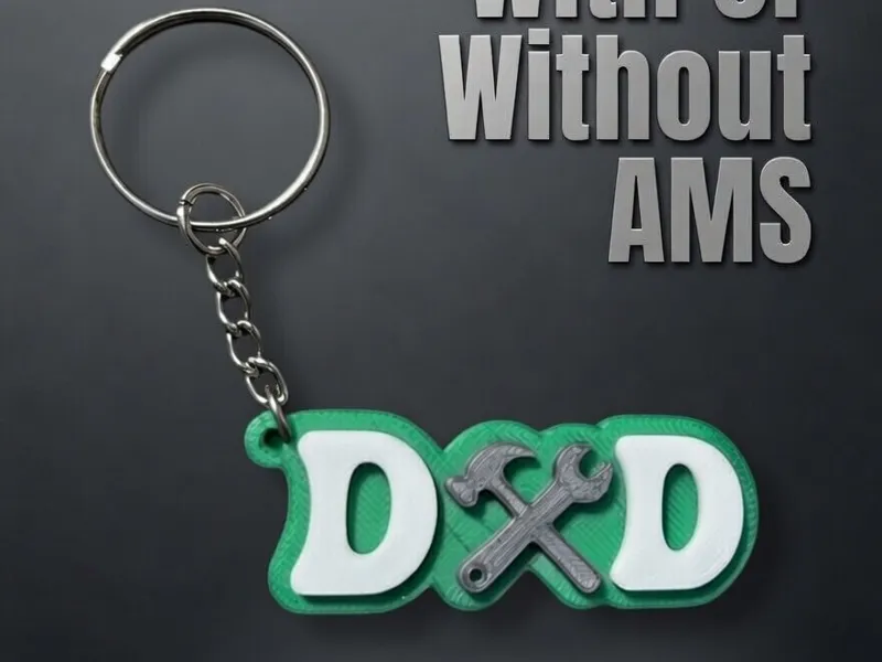 Best DAD Ever Keychain Father's day Gift W/WOAMS