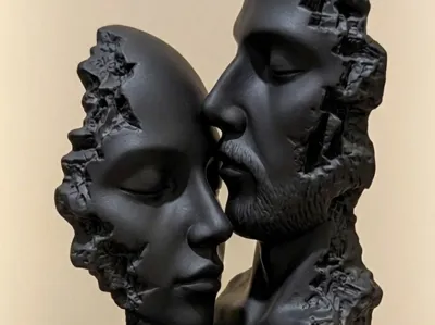 Indissoluble Bond-3D Design Sculpture
