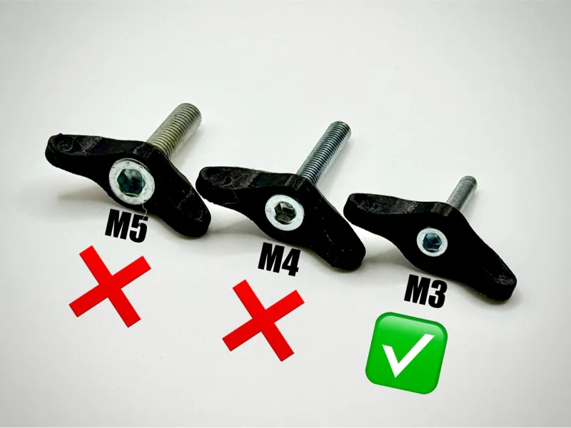 Knob / Wing Bolt M3 socket screw