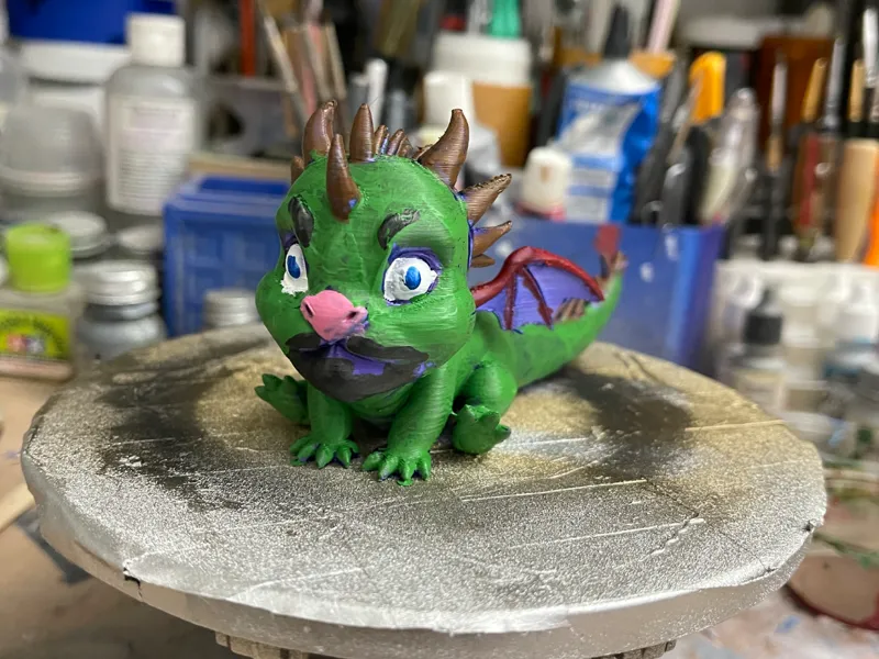Cute baby beaded dragon