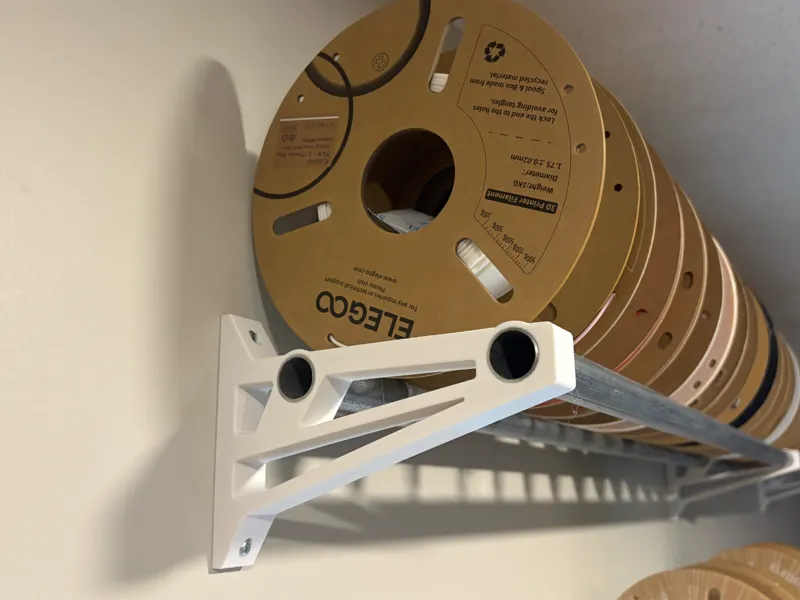 Filament Shelves with 3/4" conduit EMT Tubing
