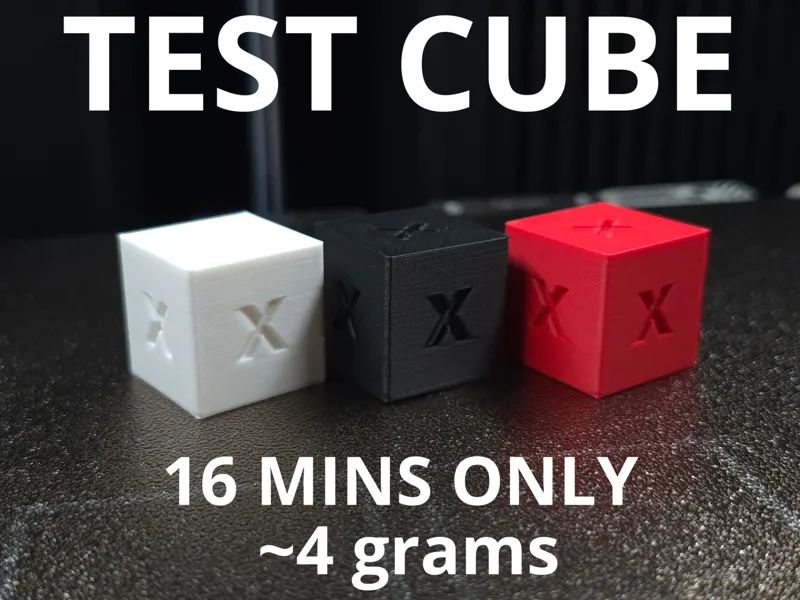 Simple Test Cube with Axis Test