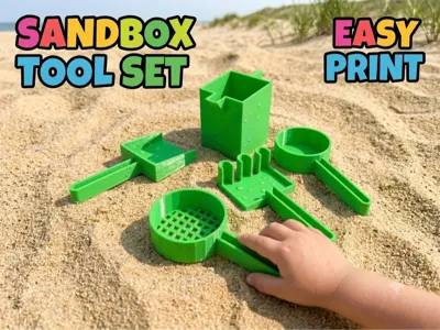 Ultimate Sandbox & Beach Tool Set (5-Piece Kit)
