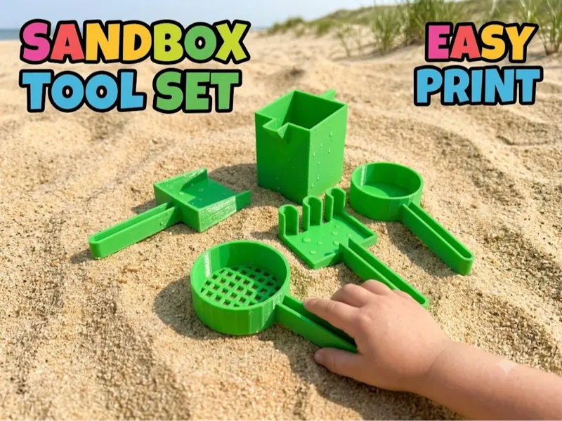 Ultimate Sandbox & Beach Tool Set (5-Piece Kit)