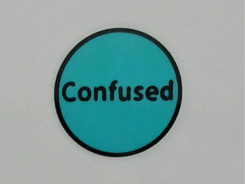 Confused marker