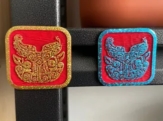 饕餮纹理磁贴冰箱贴