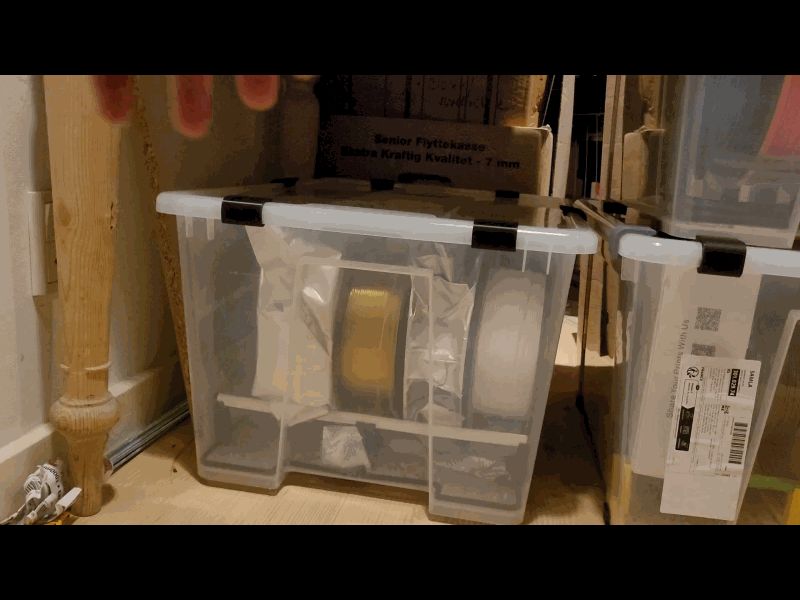 IKEA SAMLA - Wheels/Rollers Box