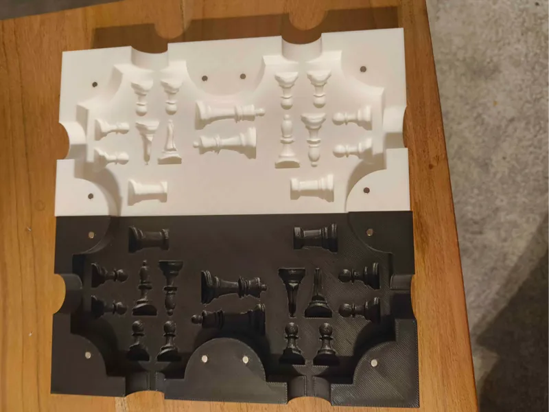 Magnetic chessboard Dubrovnik 1950 - Travel Addon