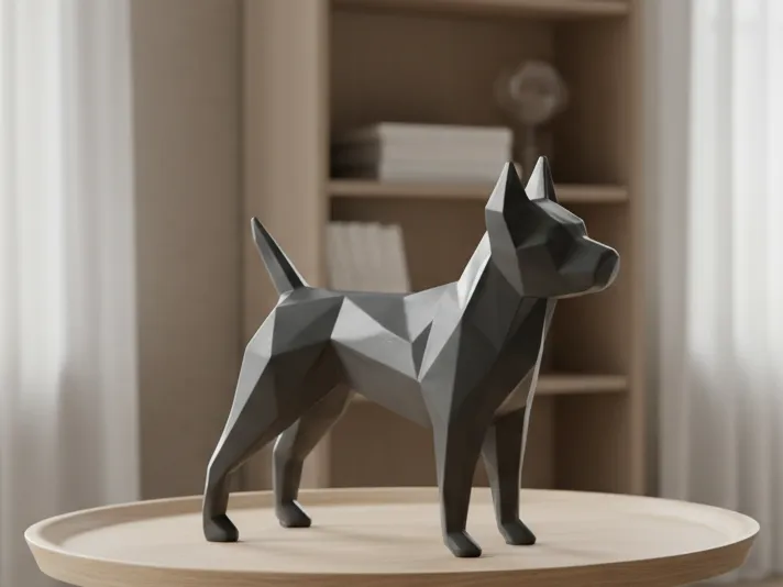 Modern Dog Sculpture