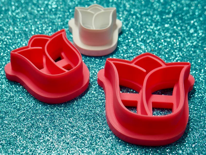 Tulip Flower Clay Cutter Set (3 Sizes)