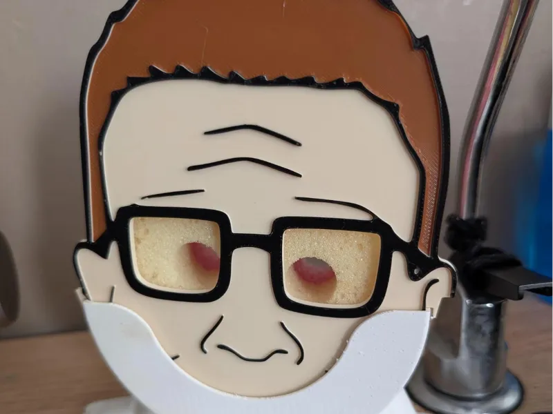 Hank Hill scrud daddy/ scrub mommy mask