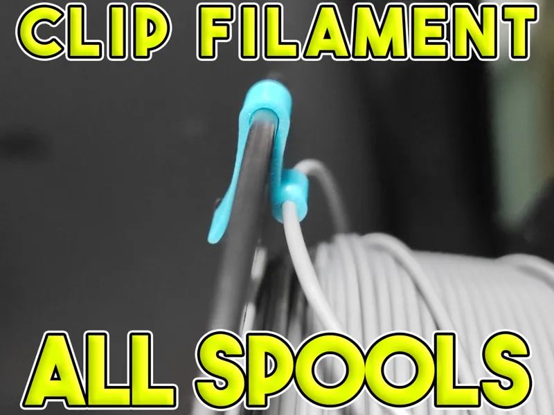 CLIP FILAMENT HOLDER FOR ALL SPOOL - UNIVERSAL Filamento 1.75