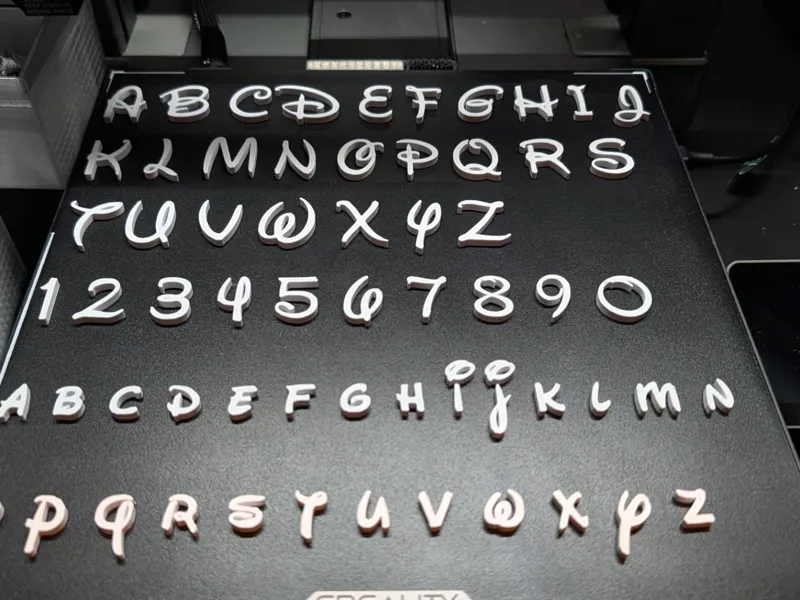 Disney-Style Magic Waltograph Alphabet & Numbers