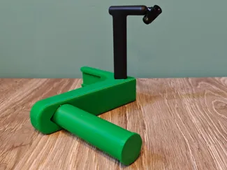 Offset spool holder for P2S