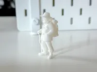 Explorateur / vieil homme miniature pour diorama — photo 2