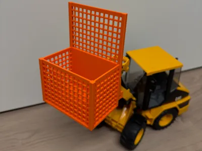 Work basket for Bruder front loader